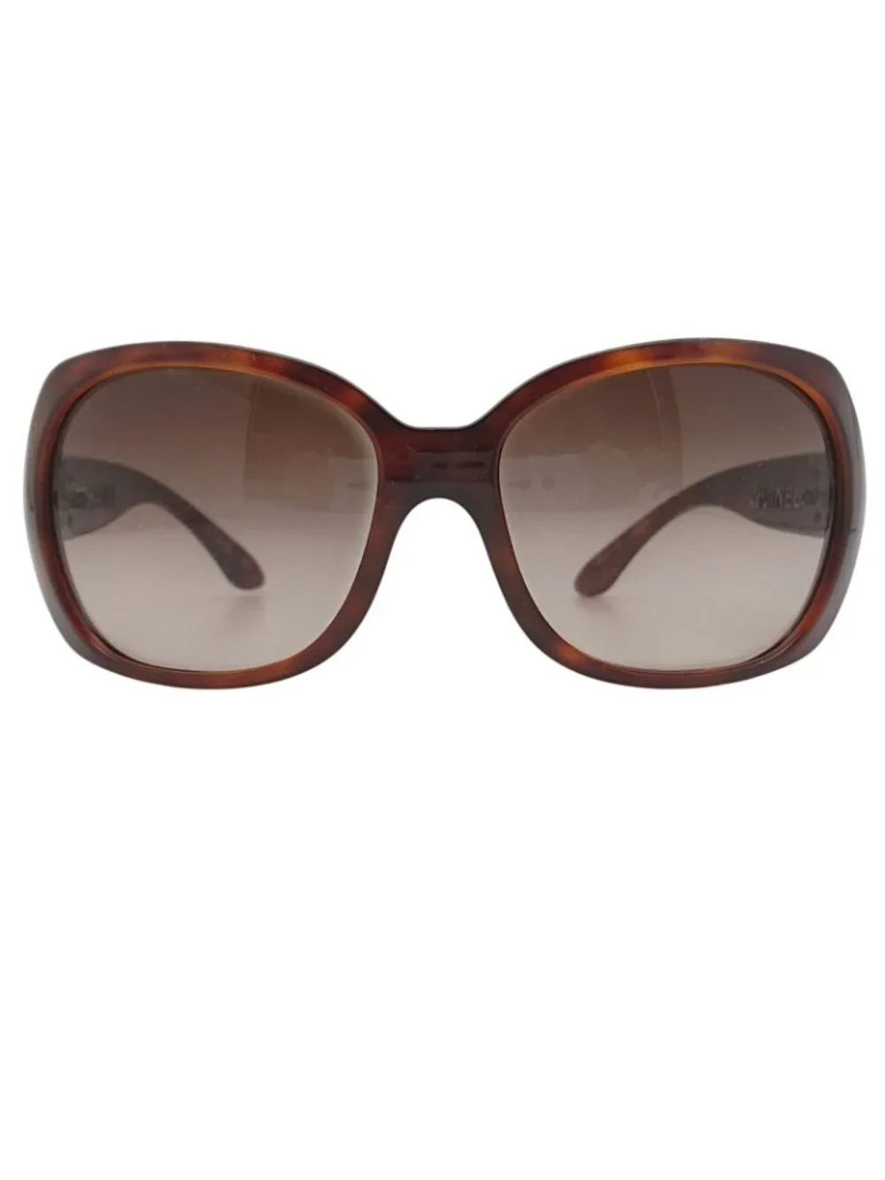 Chanel Sunglasses CC Logo Tortoiseshell Pattern Brown Eyewear